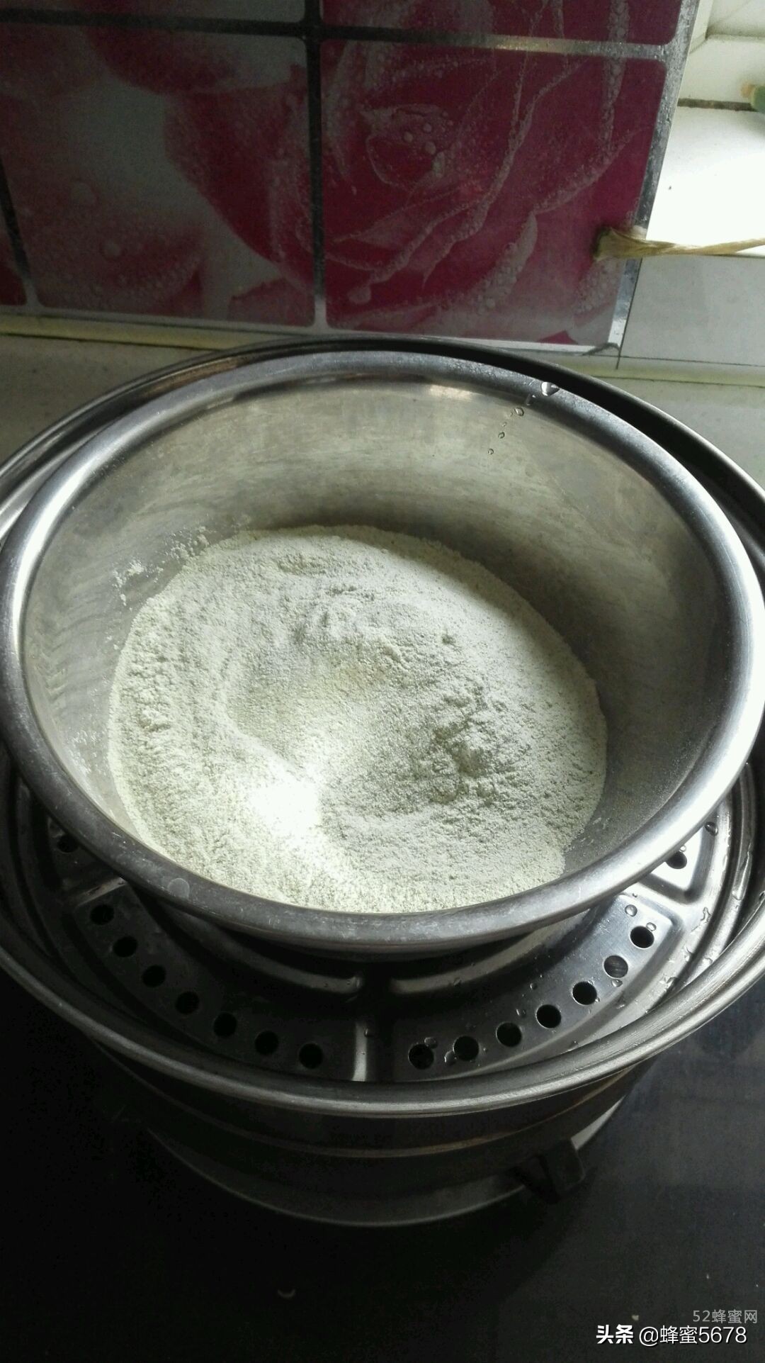 蜂蜜桂花抹茶怎么做好喝,茶香绿豆糕制作