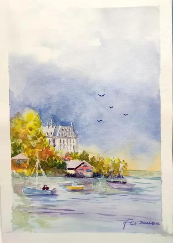 幸福原创绘画作品欣赏,幸福原创画作品