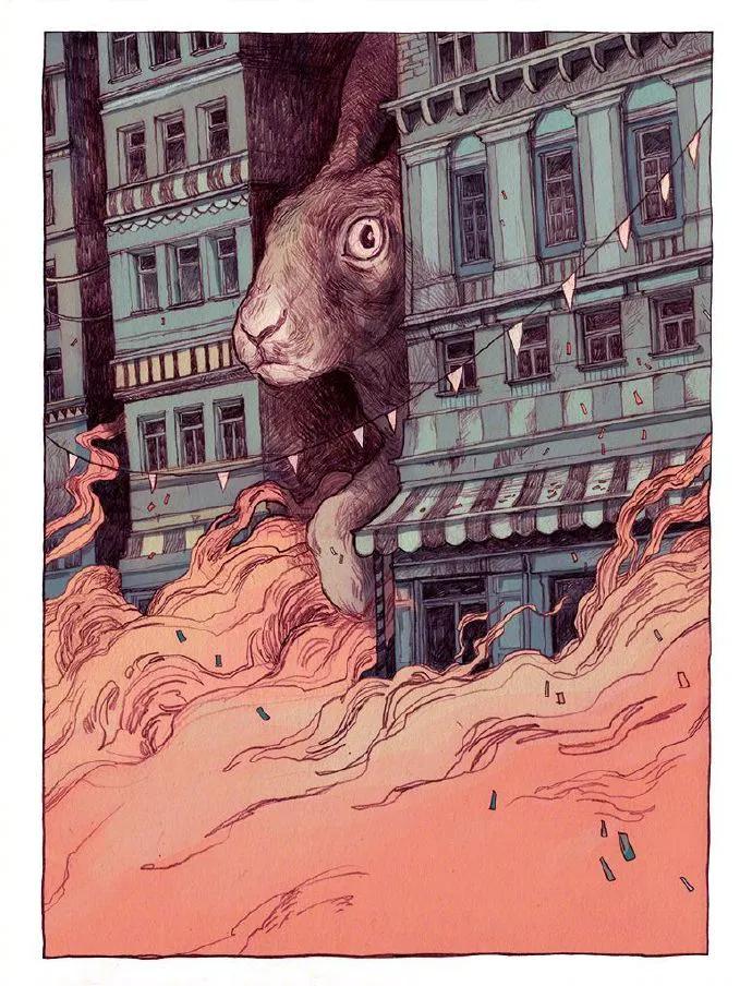 德国著名漫画家卜劳恩的漫画作品,欧洲漫画家作品