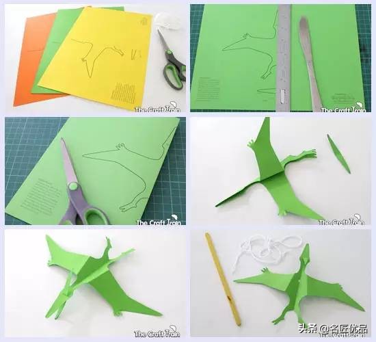 恐龙贺卡手工制作,纸盒手工制作大全创意幼儿园恐龙