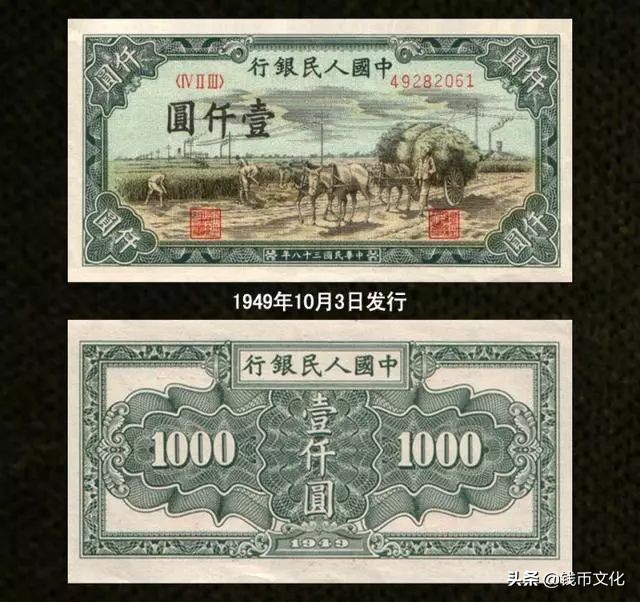 十大精美纸币图片大全,中国纸币图录书籍2023版