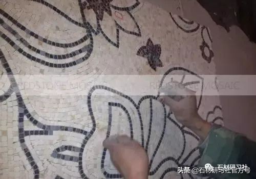 石材马赛克拼花,昆明石材马赛克水刀拼花