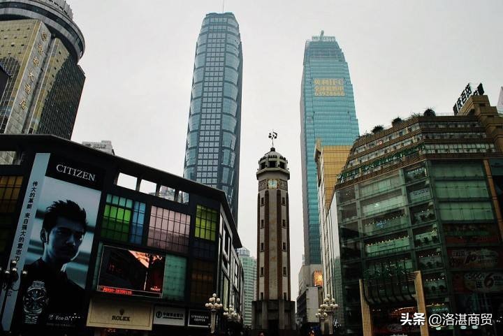 重庆步行街排名解放碑步行街,重庆十大步行街