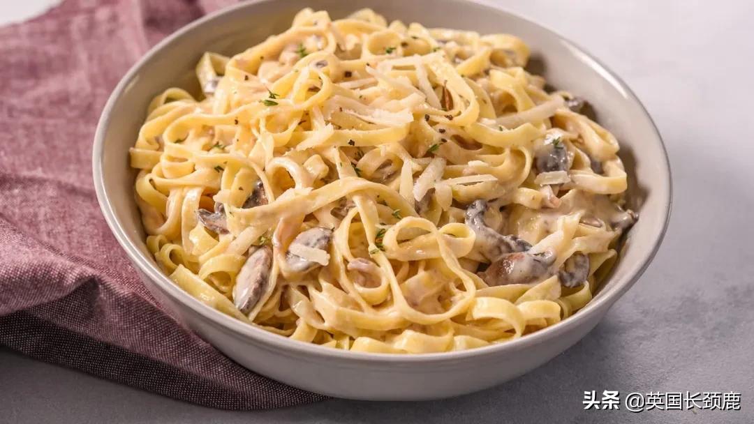 最正宗奶油意面,英国人做意面