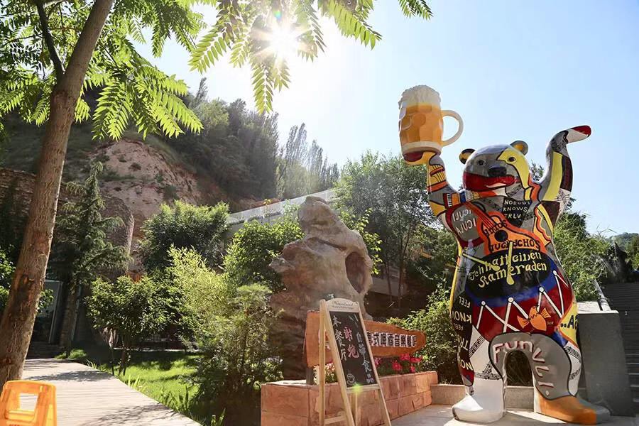 兰州不得不去的花园餐吧,兰州啤酒花园餐吧