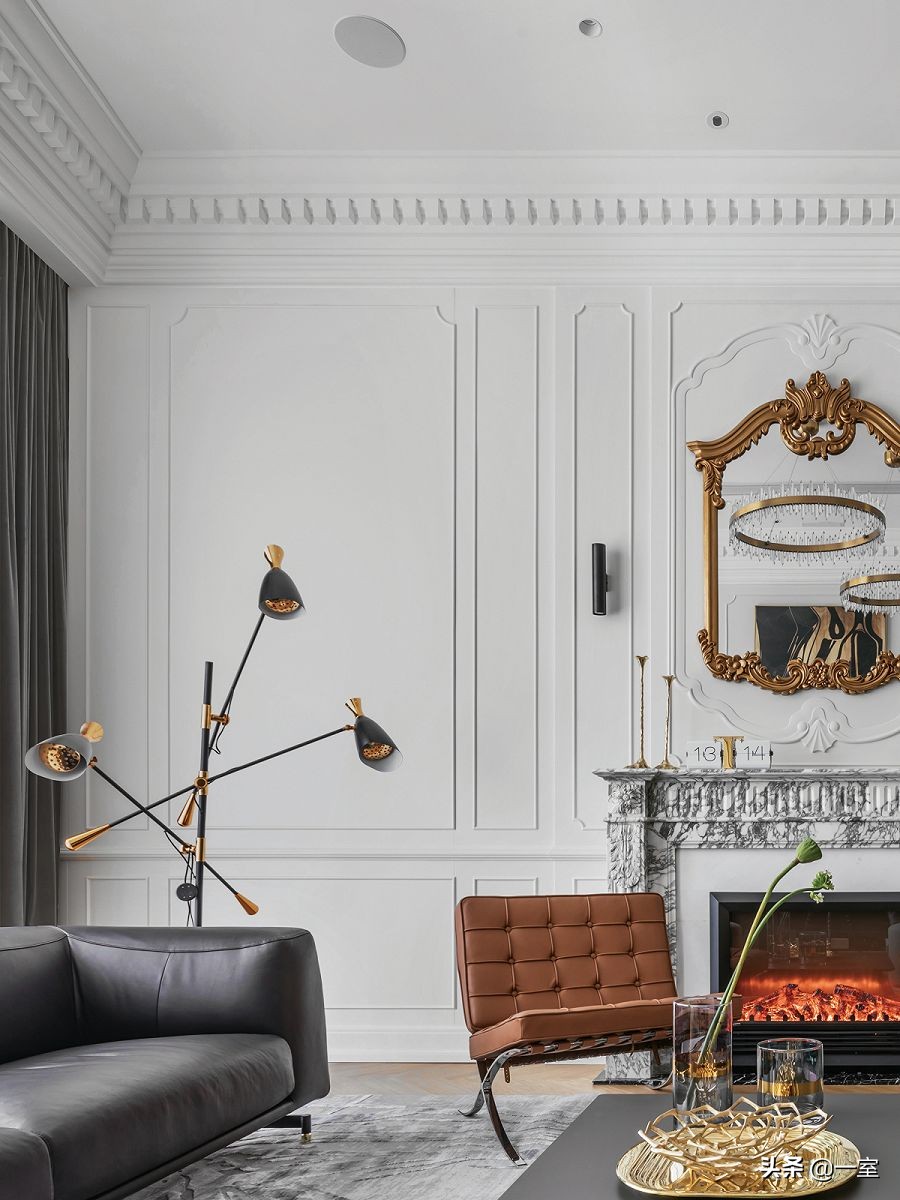 3.3米背景墙设计,客厅背景墙设计简约款