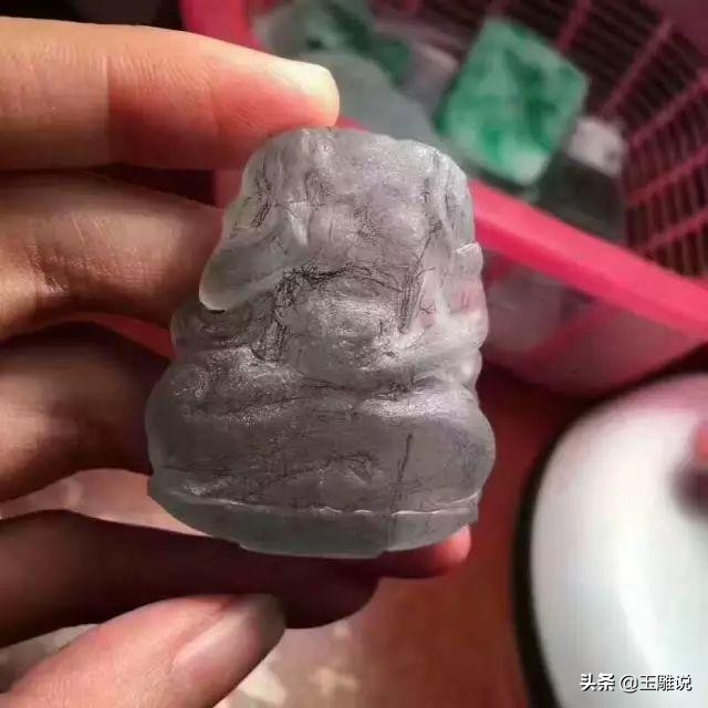 玉雕大师的观音挂件,手工整雕观音挂件