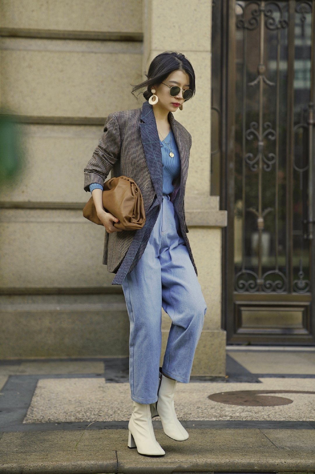 三木时尚博主穿搭图片,三木博主真前卫穿搭图