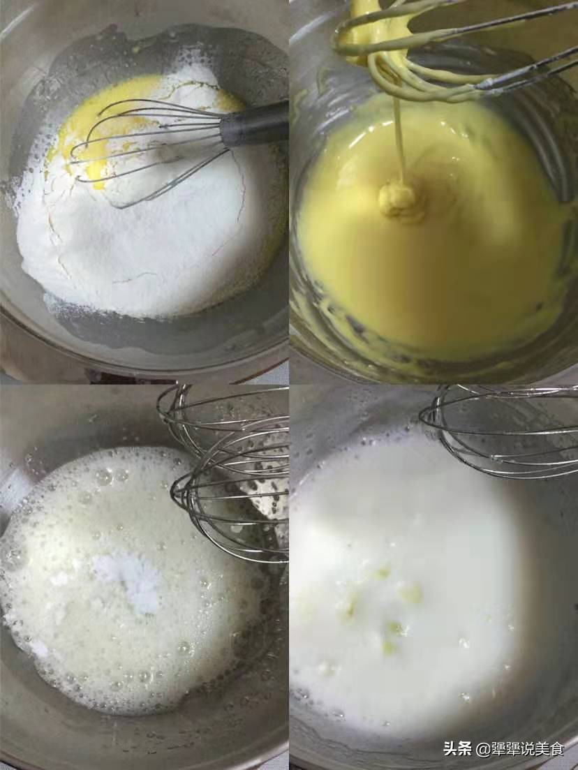 在家自制戚风蛋糕烤箱简易做法,在家烤箱做戚风蛋糕的配方与视频