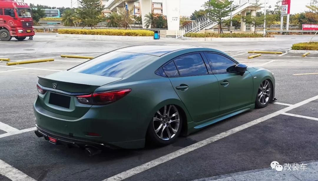 马自达阿特兹改装外观全过程,2018款马自达阿特兹改装