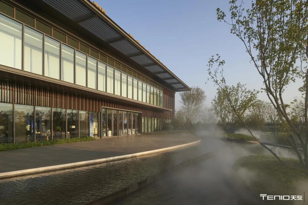 湖面之上的光影盒子——雅居乐·滨河雅郡/天友设计