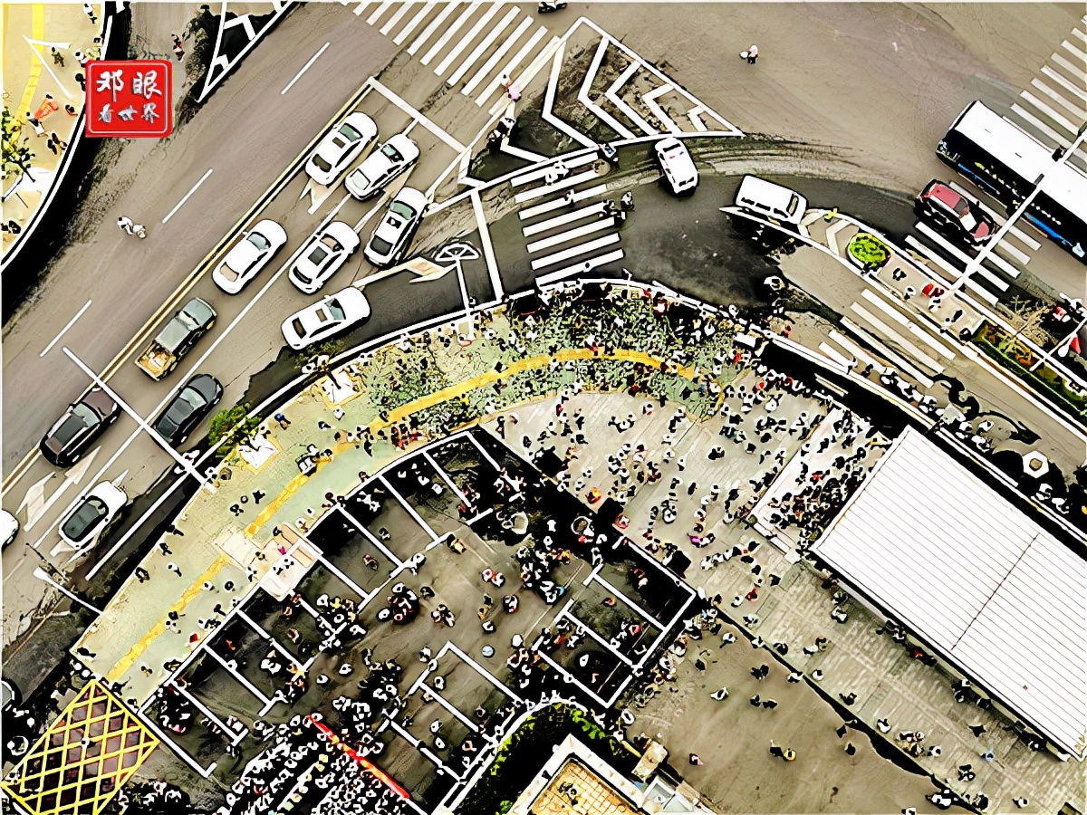 因为没有了蔡甸人，汉阳黄金口地铁站与周边商铺太寂寞了（7图）