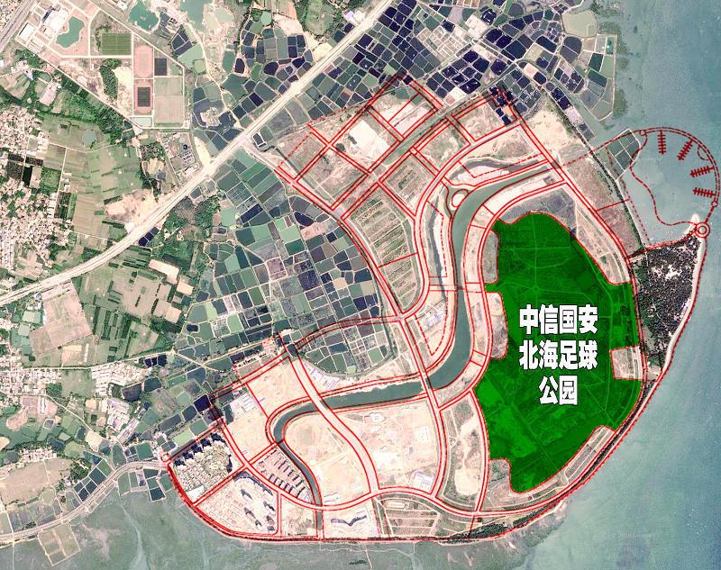 北海市的免费足球场,广西北海足球冬训基地