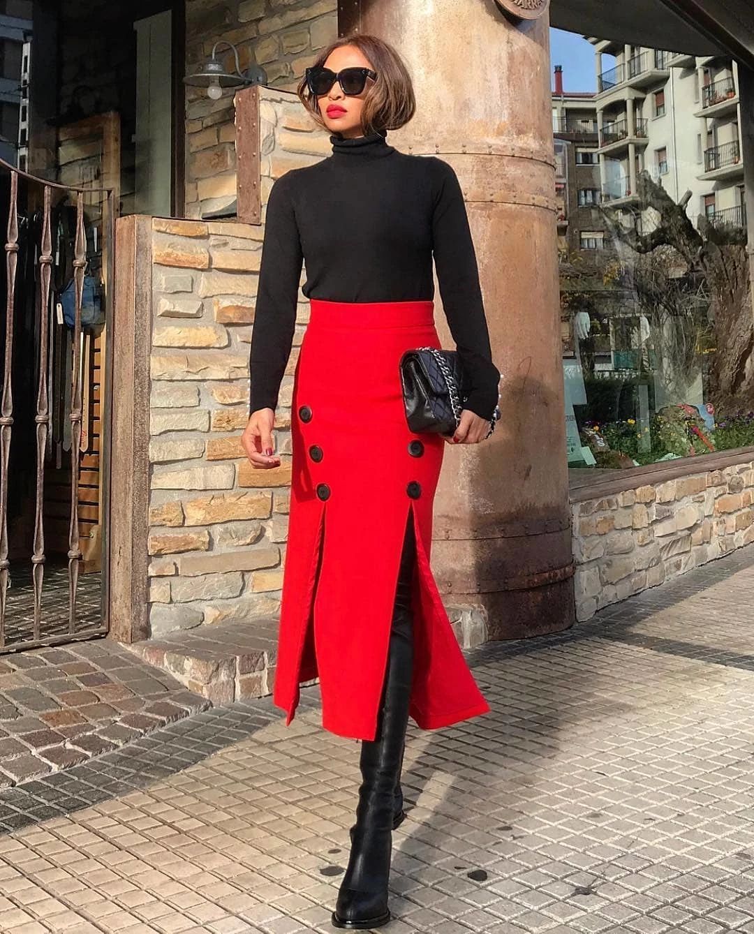 今年秋冬流行红色什么款式,红色单品春节如何穿出惊艳感