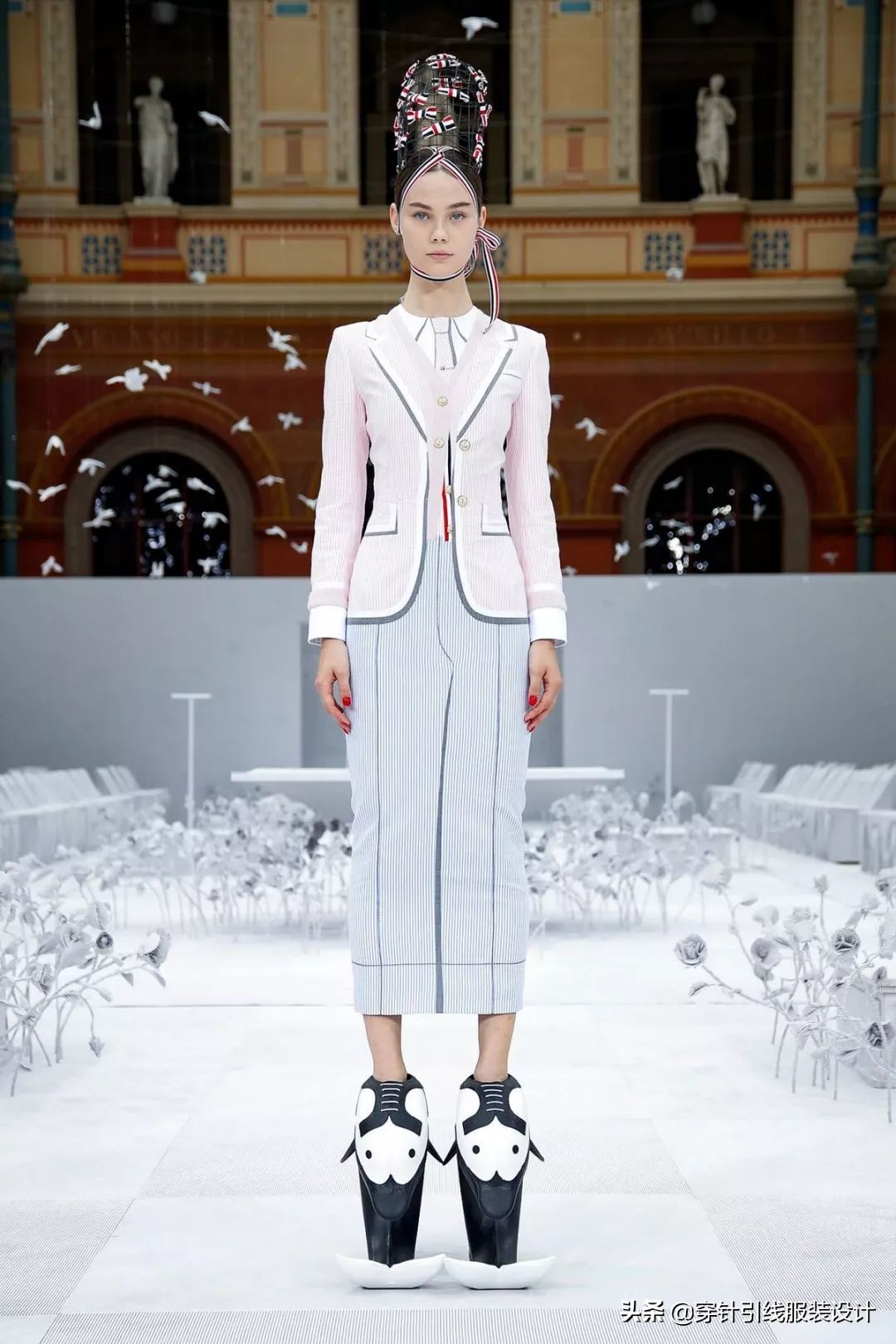 thombrowne西装全身搭配,thombrowne西装上身效果