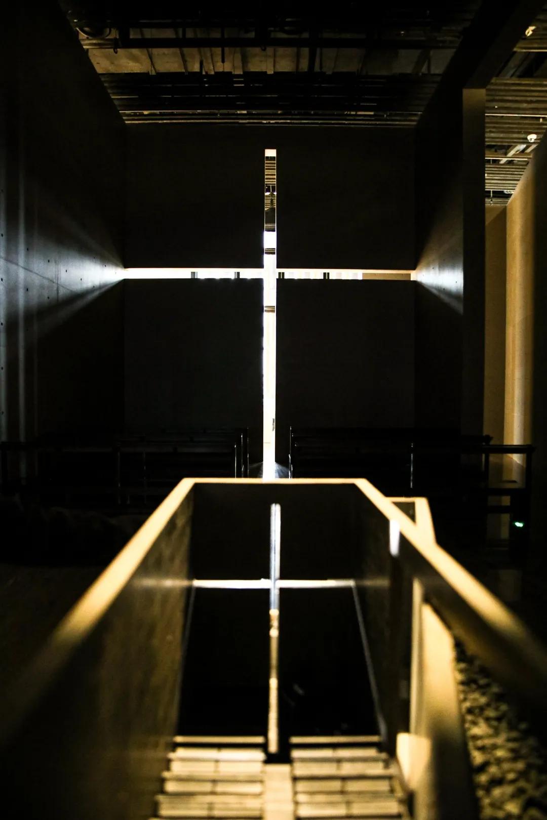 安藤忠雄水之教堂俯视图,安藤忠雄小众惊艳之作