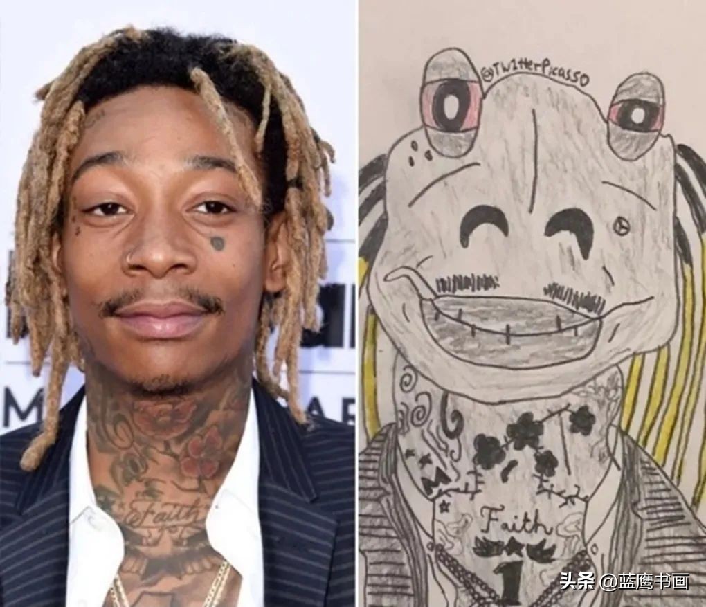 推特毕加索,推特画师怪诞