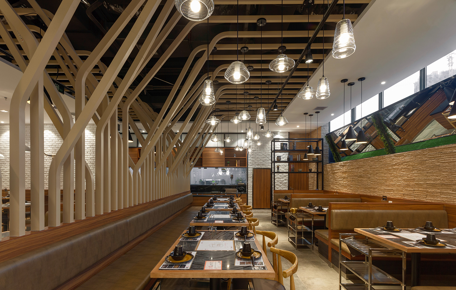 羊肉餐厅设计,烤全羊餐厅设计效果图