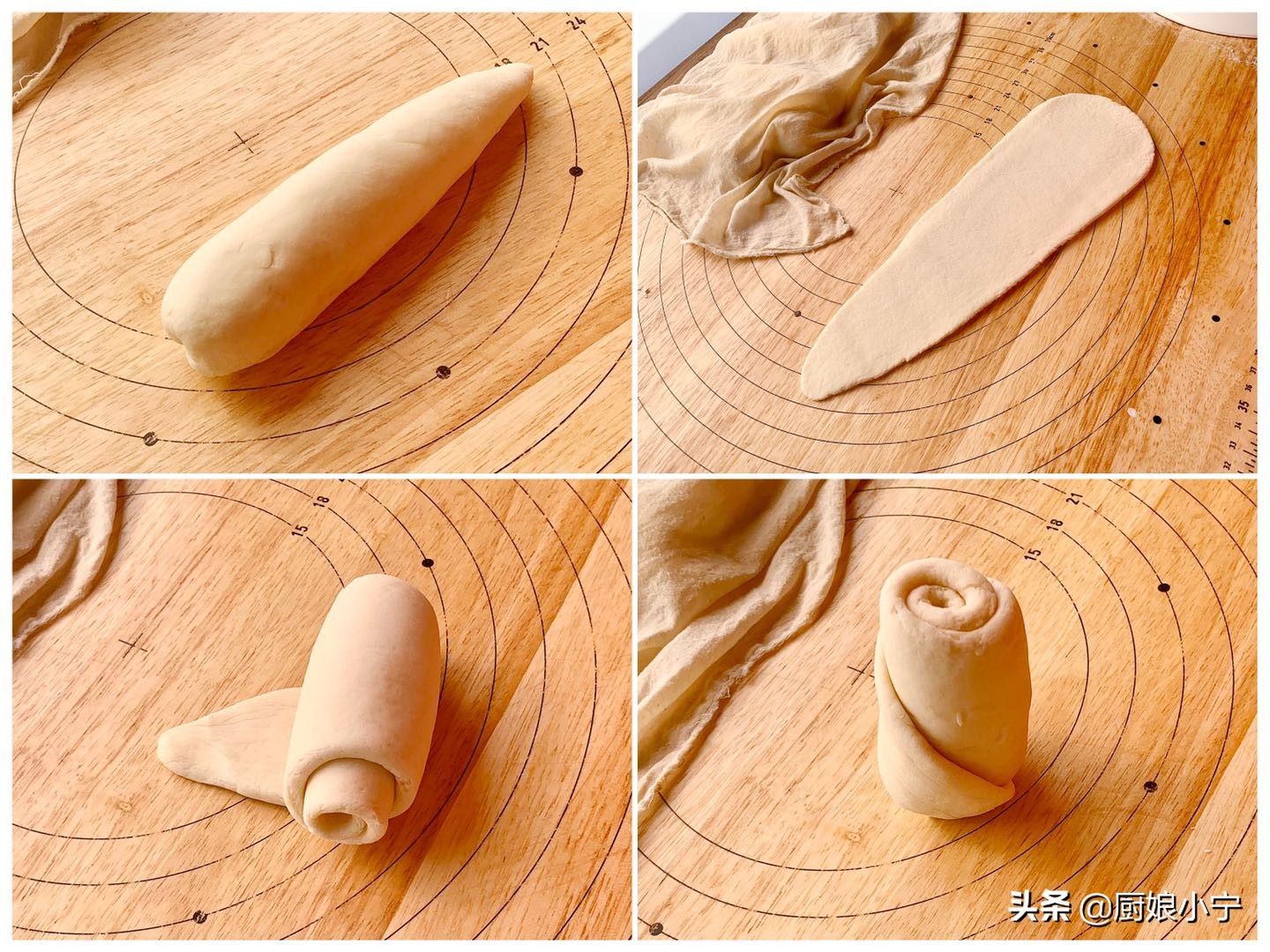 白吉馍和潼关肉夹馍的做法全过程,早餐别再吃油条包子