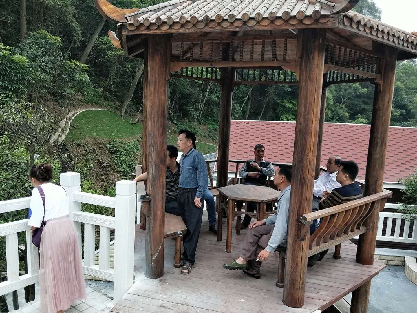 九重瀑布飞山外一座豪宅耀眼前――一次春游的美好记忆