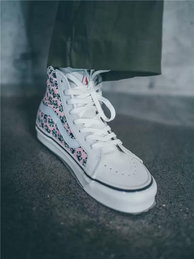 vans朋克熊猫,vans黑红熊猫