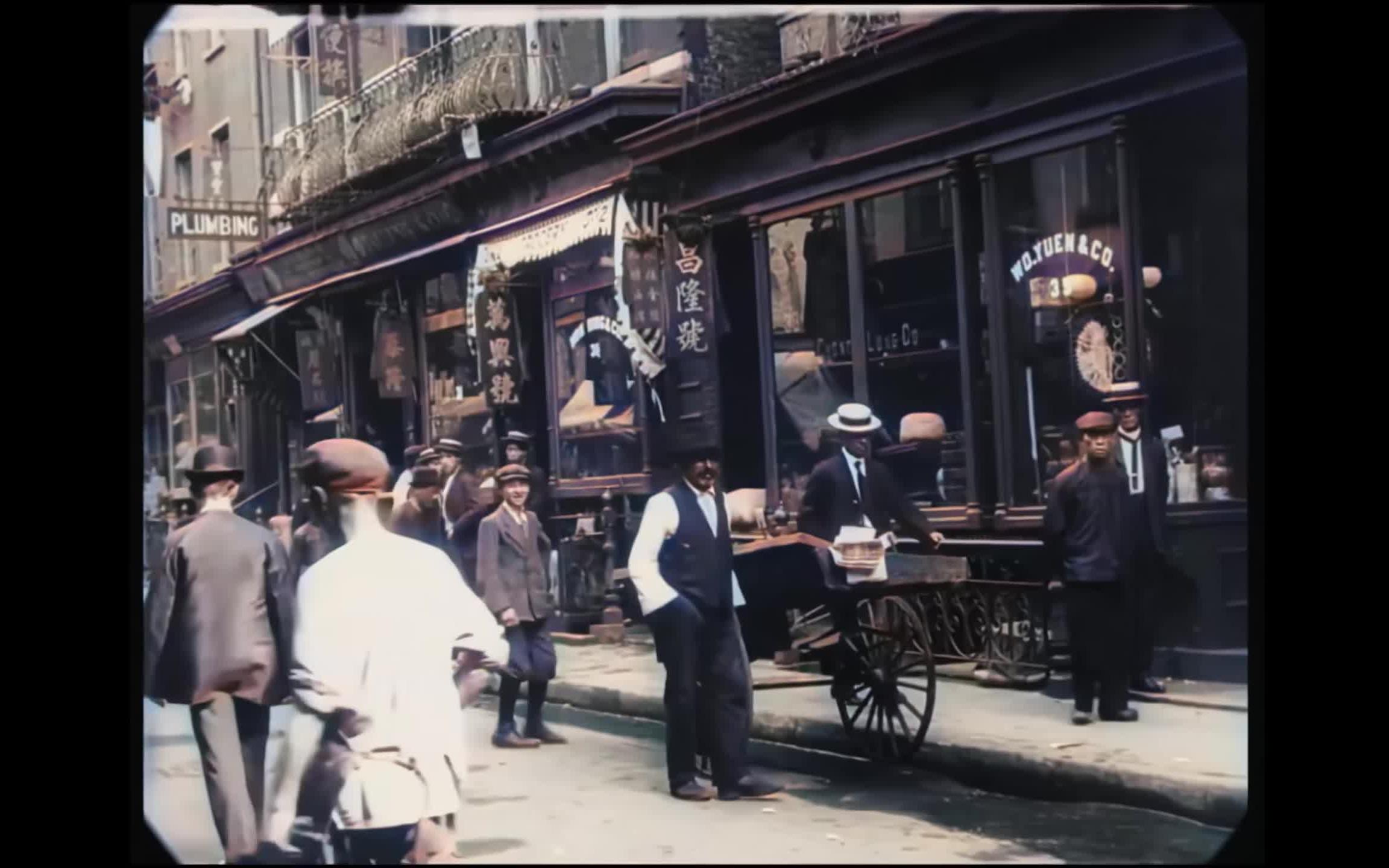 AI修复！YouTube网红程序员还原百年前街景视频