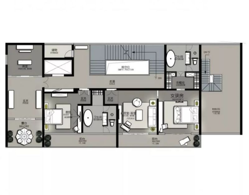 泉州别墅景观平面设计,泉州钢架别墅设计