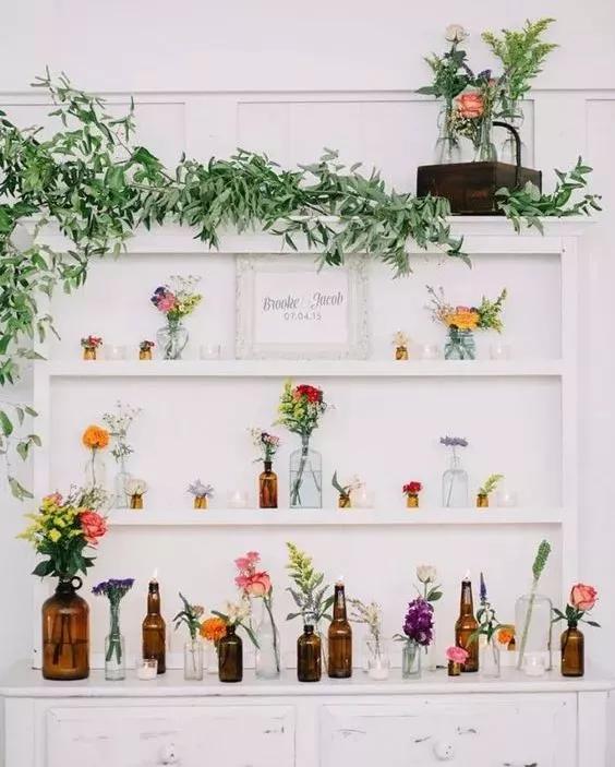 家庭药瓶花瓶插花教程,药瓶子插花