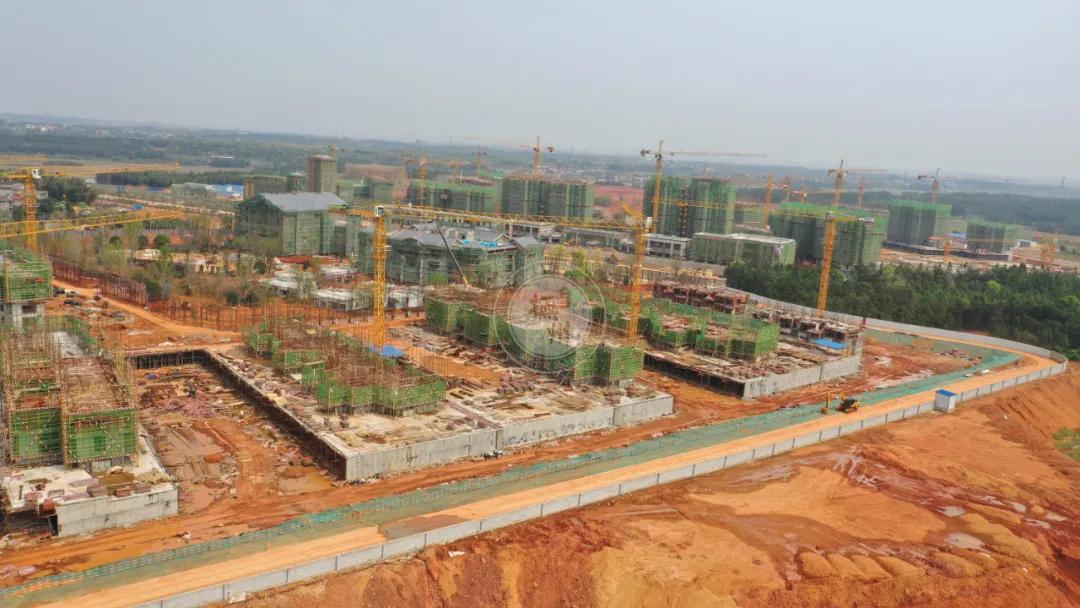 航拍视频！抚州正在建设十二年一贯制临川一中国际足球学校