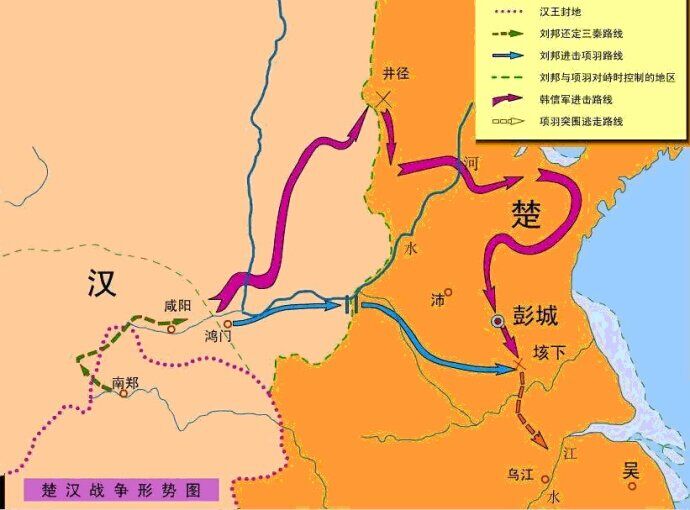 楚汉之争项羽失败刘邦胜利的原因,刘邦楚汉争霸胜利原因