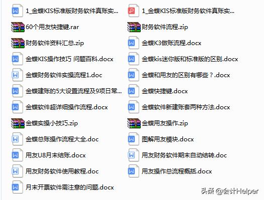 金蝶kis完整操作流程演示，164页案例详细图解操作步骤，真实用