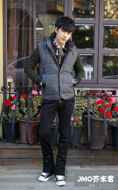 男士冬季韩式简约穿搭,男士时尚韩式夏季穿搭图片