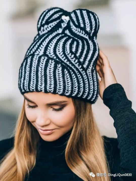 怎么做花式针织帽子教程,好玩好看的针织帽子