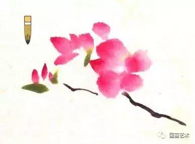 教你画好5个瓣!从笔尖到笔根画好桃花,这样画真的太简单了!