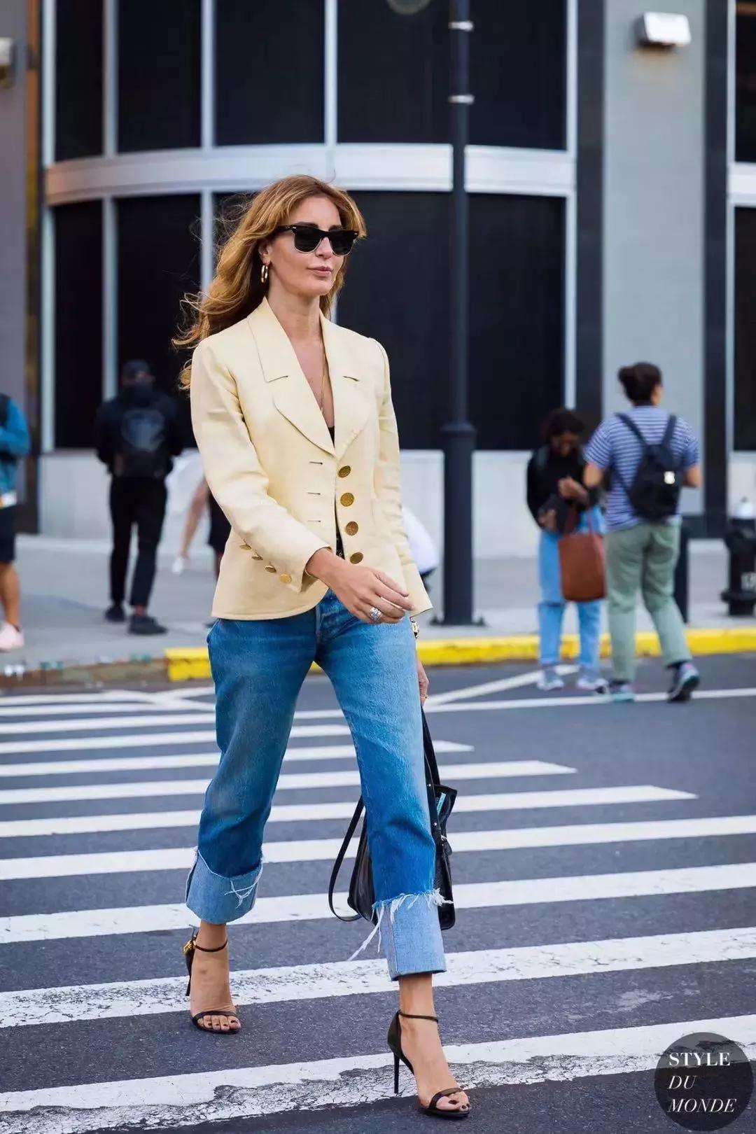 什么牛仔裤卷边好看还好穿,男士百搭休闲修身裤卷边裤夏款