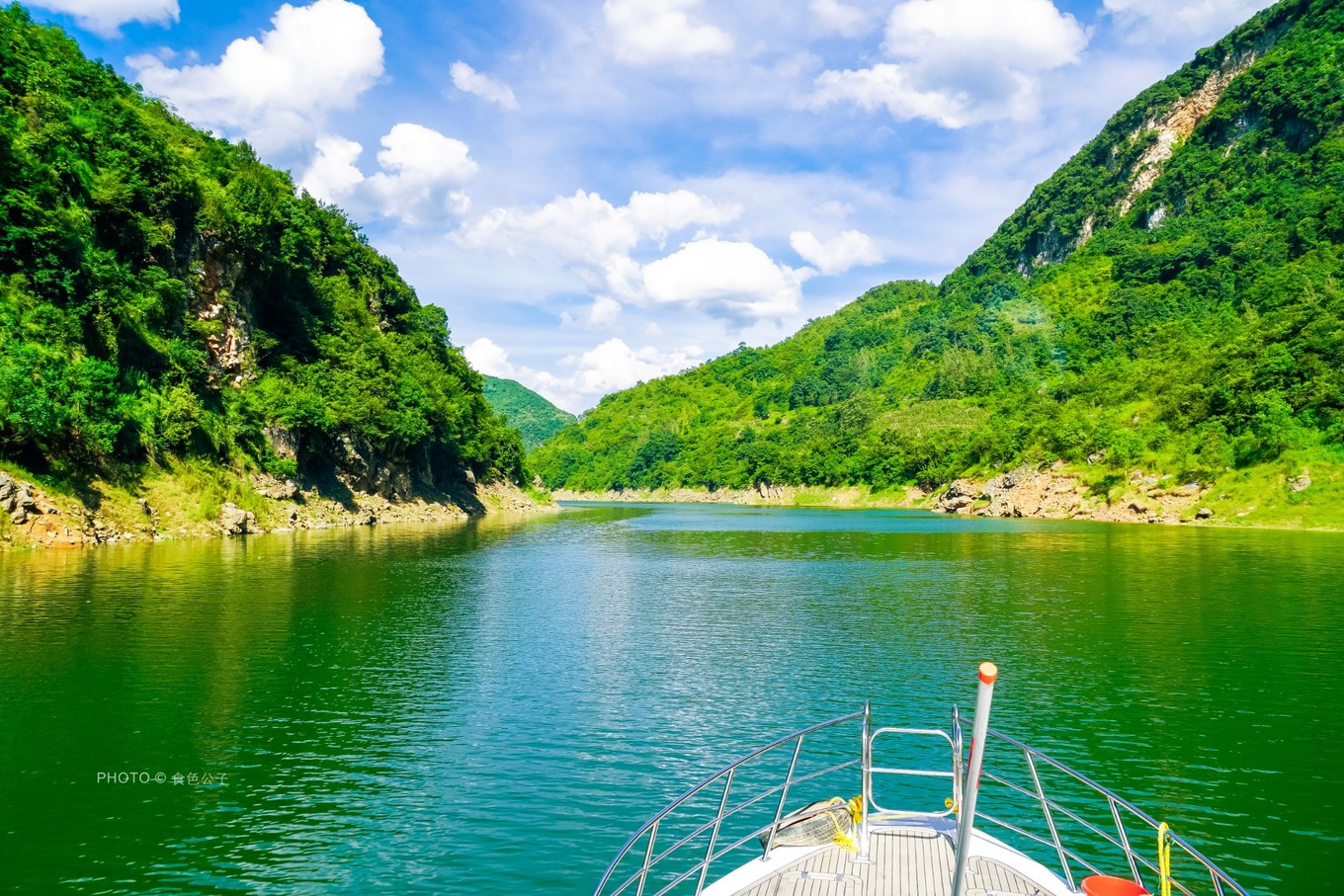 千里乌江画廊最美景点,游览贵州乌江十里画廊