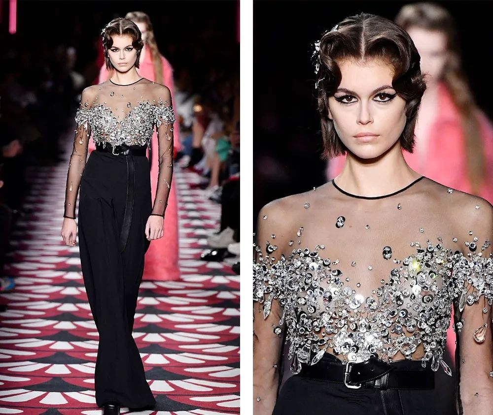 超模走秀气场炸裂卡点,超模穿衣秀