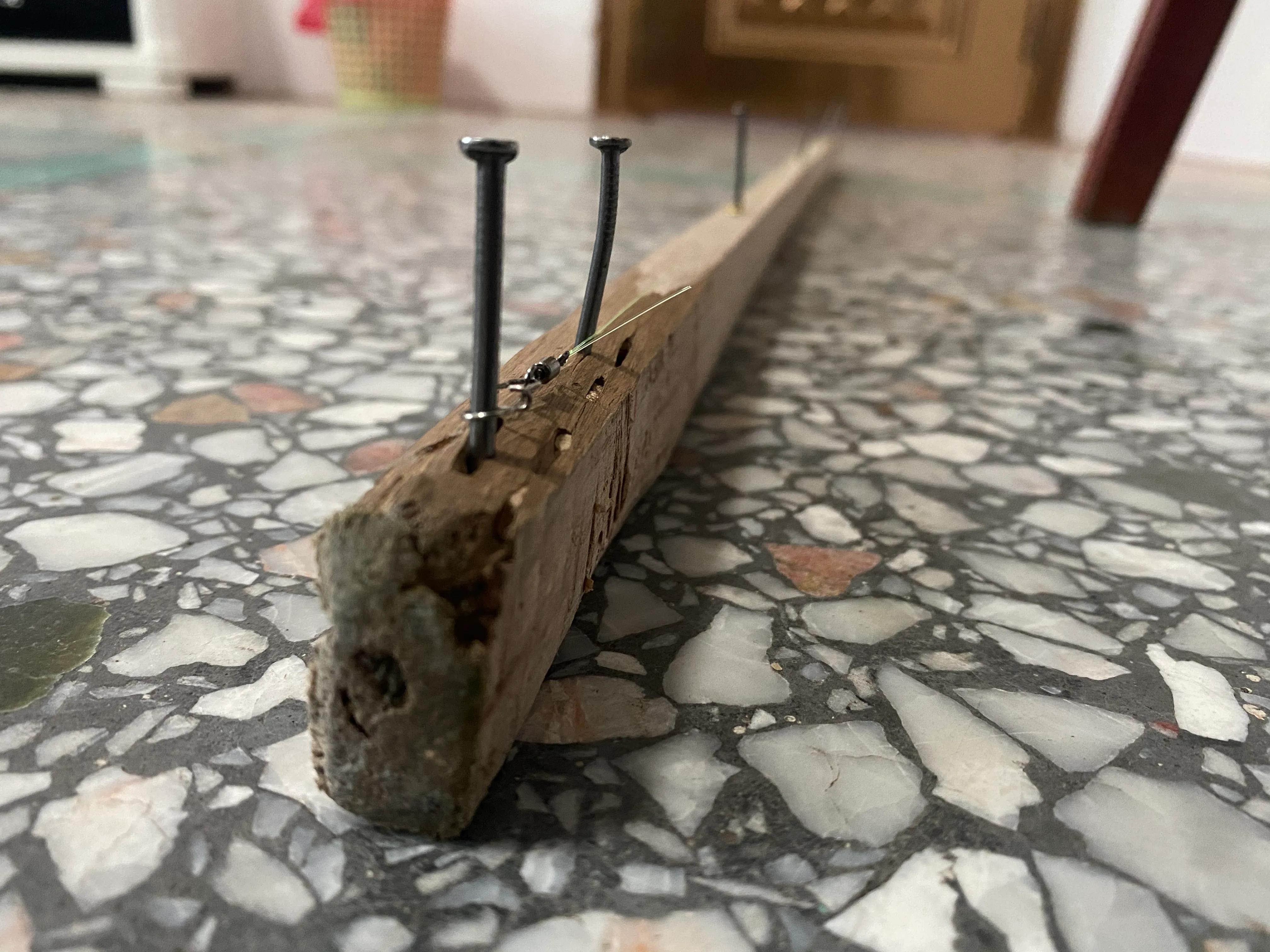 冬钓串钩怎么绑,冬钓防缠绕串钩绑法