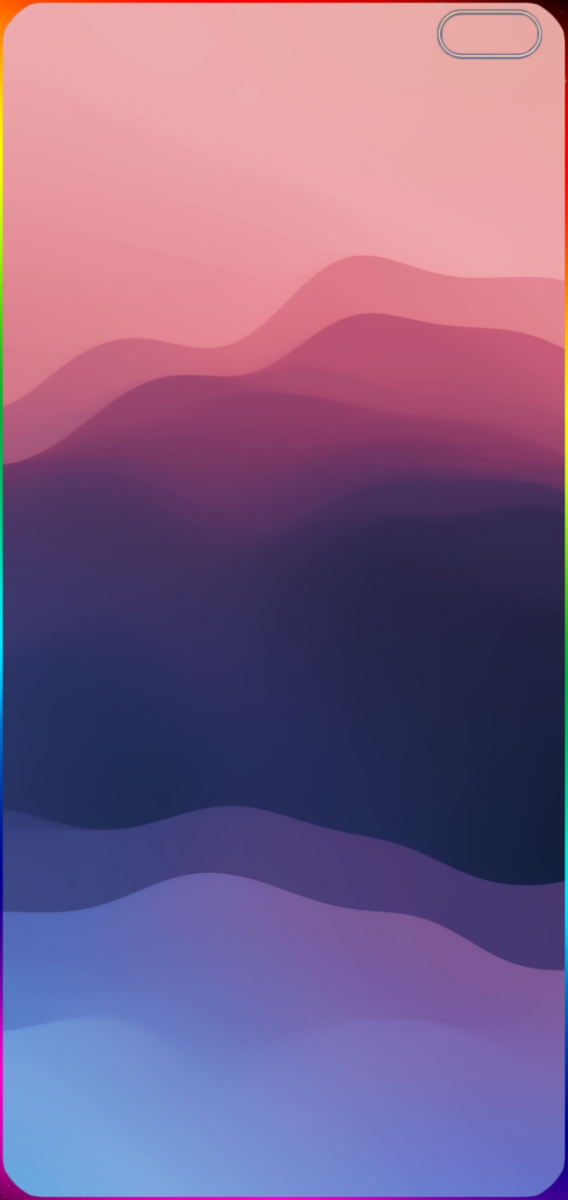 mate40pro双挖孔屏专用高清壁纸,前摄摄像头中间挖孔屏的手机壁纸