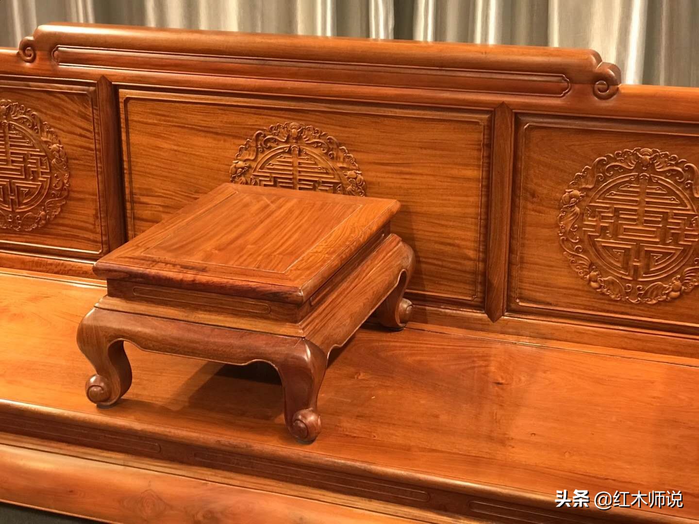 缅甸花梨经典独板沙发,缅甸花梨汉宫沙发六件套精品