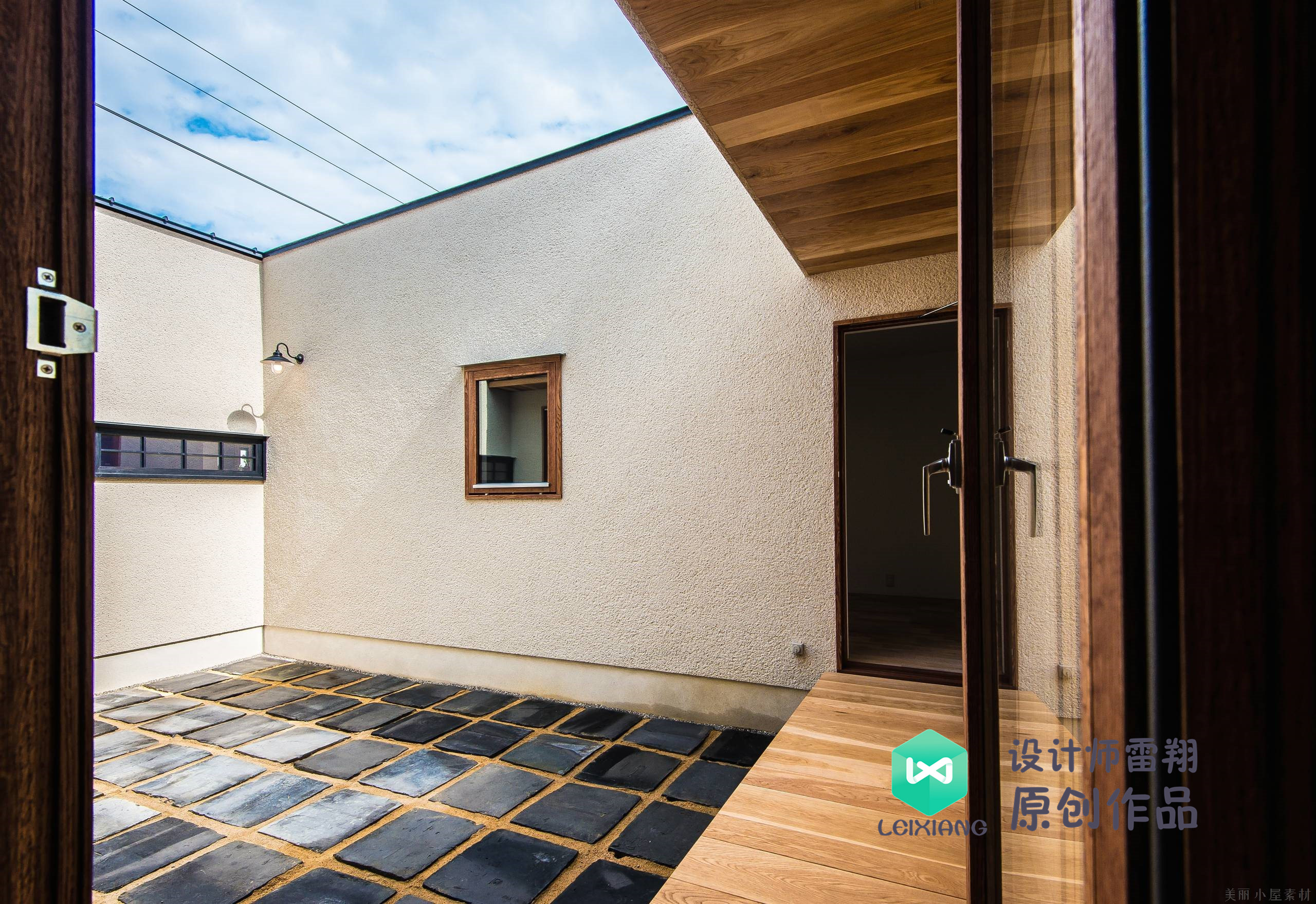 庭院防腐木颜色搭配效果图,庭院怎么铺装防腐木