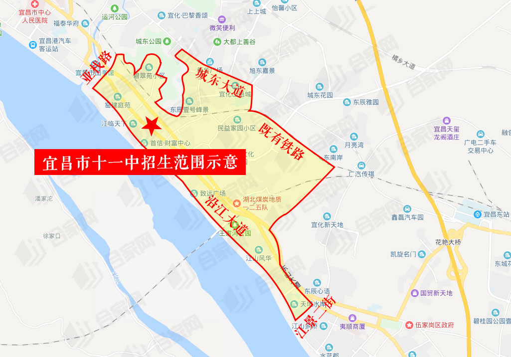 2024伍家岗学区划分图,伍家岗买学区房买哪里