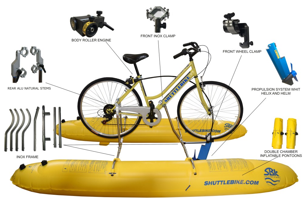 能让自行车下水“游泳”的神奇背包，解锁乘风破浪新玩法，太溜了