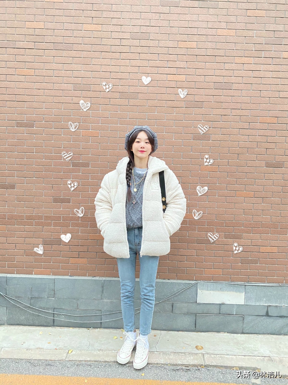 徐梦洁同款韩系发带,徐梦洁韩系少女