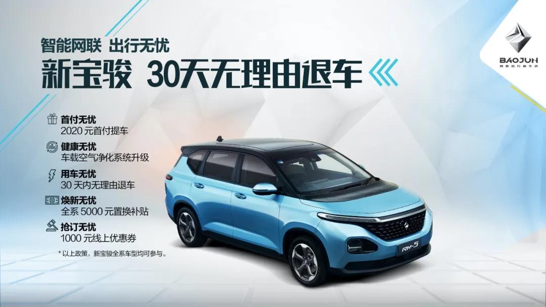 30天无理由退车，这次新宝骏的“套路”十分硬核