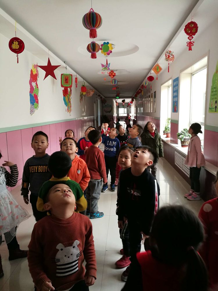 幼儿园元宵佳节灯展,朔州市平鲁区紫晨广场花灯