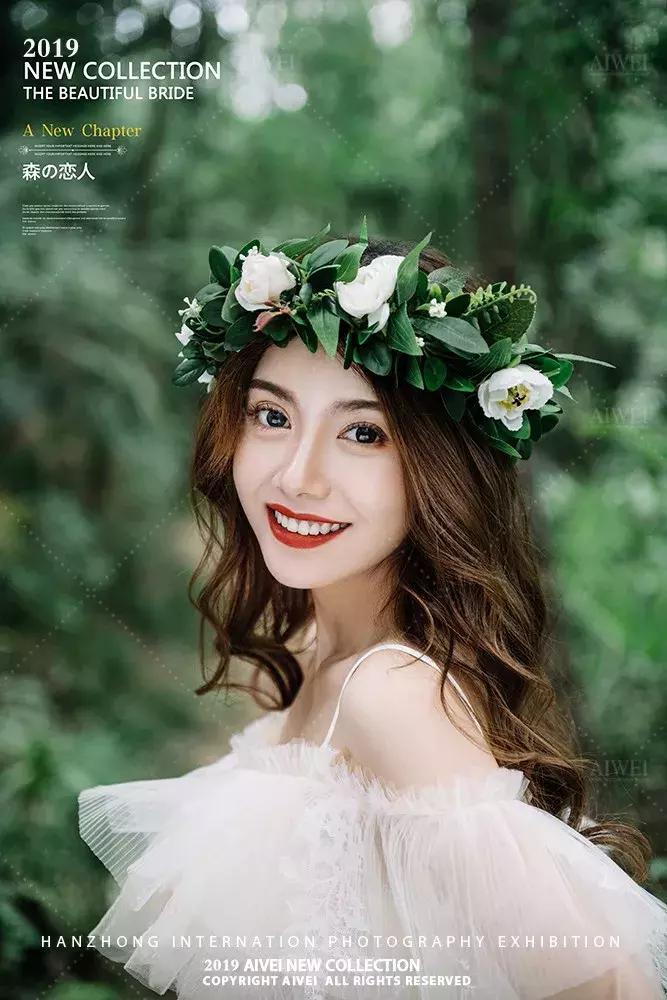 【艾薇摄影】甜蜜又浪漫的森系婚纱照在这里~