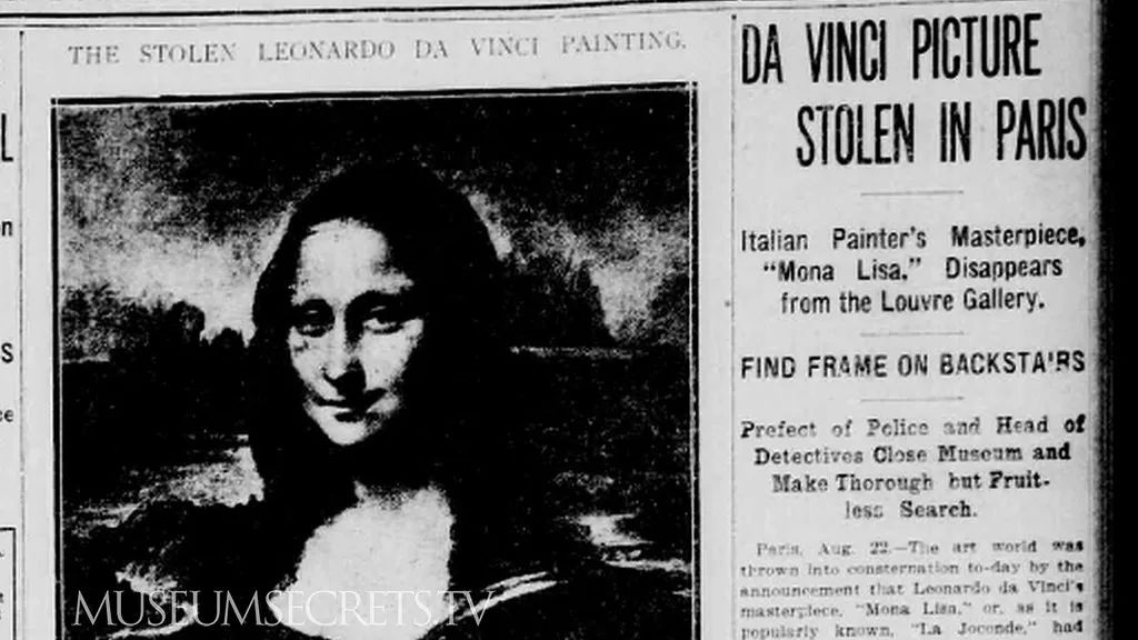 蒙娜丽莎背后的故事太精彩了！原来是因为它被盗了才出名的