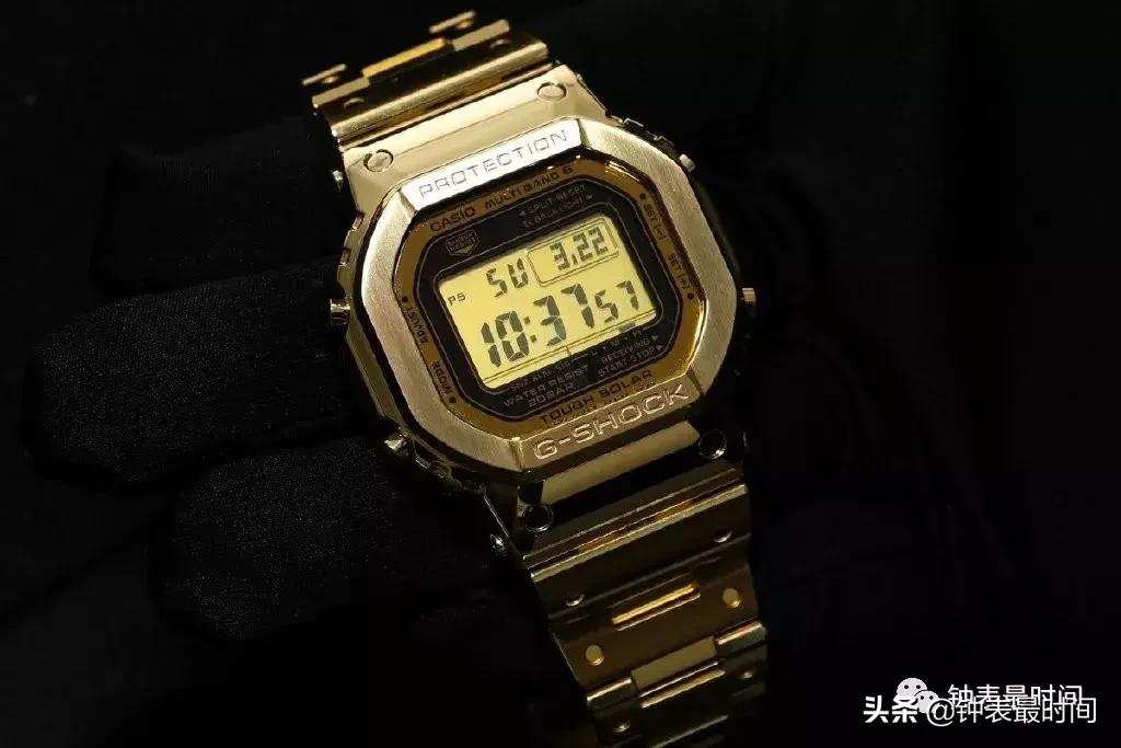 卡西欧手表g-shock黑武士黑金搭配,卡西欧高级感g-shock手表