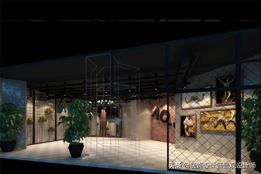 公司健身房设计效果图,书房健身房二合一设计效果图